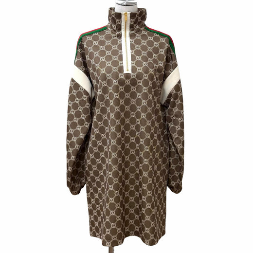 Pristine GUCCI one piece Brown polyester Women S 678689