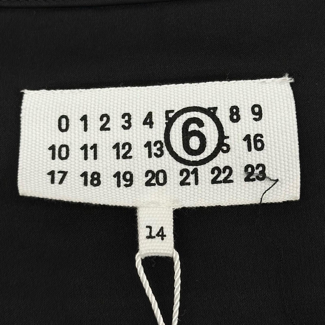 Pristine MM6 Maison Margiela one piece Logo acupuncture black 14 M60488