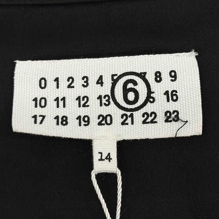 Pristine MM6 Maison Margiela one piece Logo acupuncture black 14 M60488