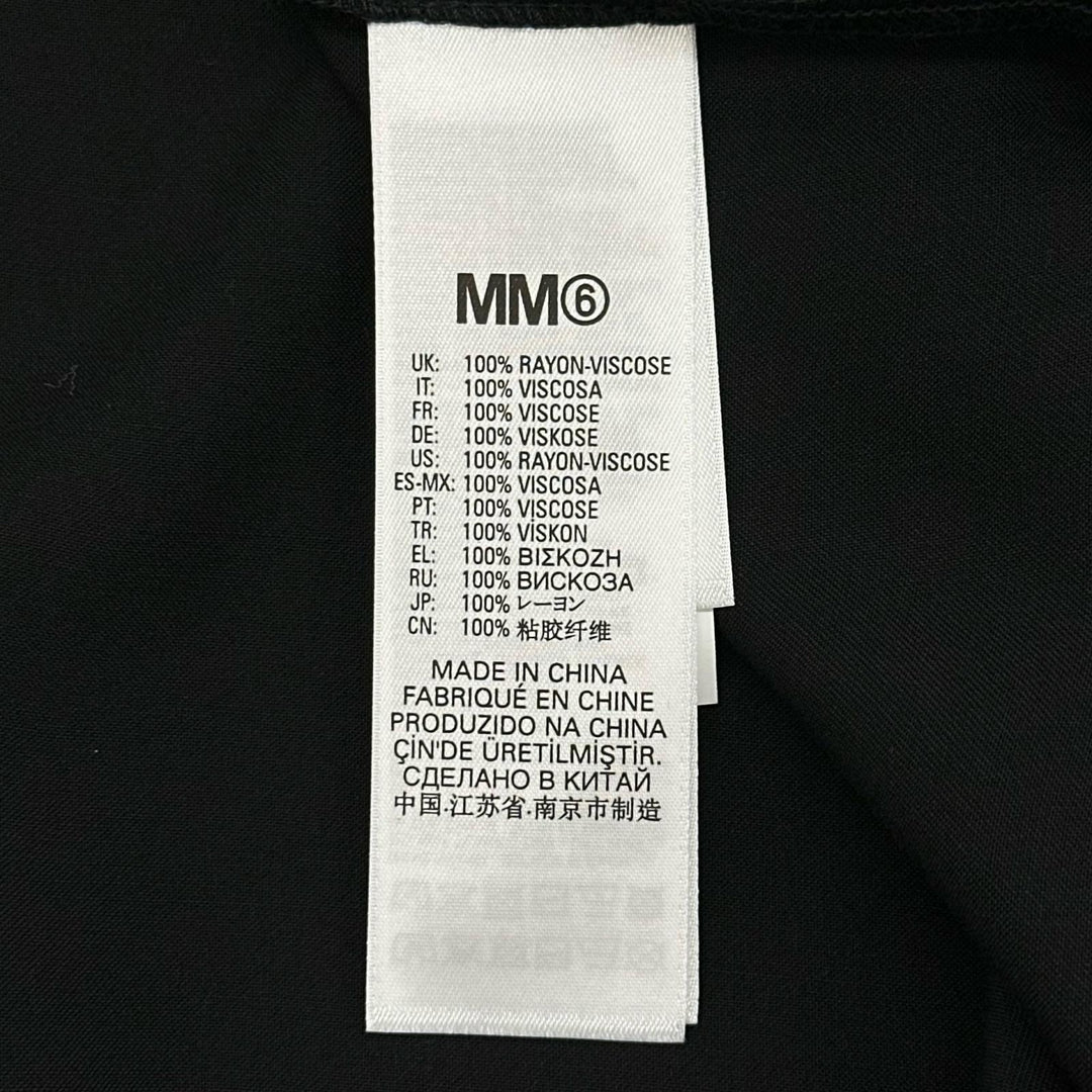 Pristine MM6 Maison Margiela one piece Logo acupuncture black 14 M60488