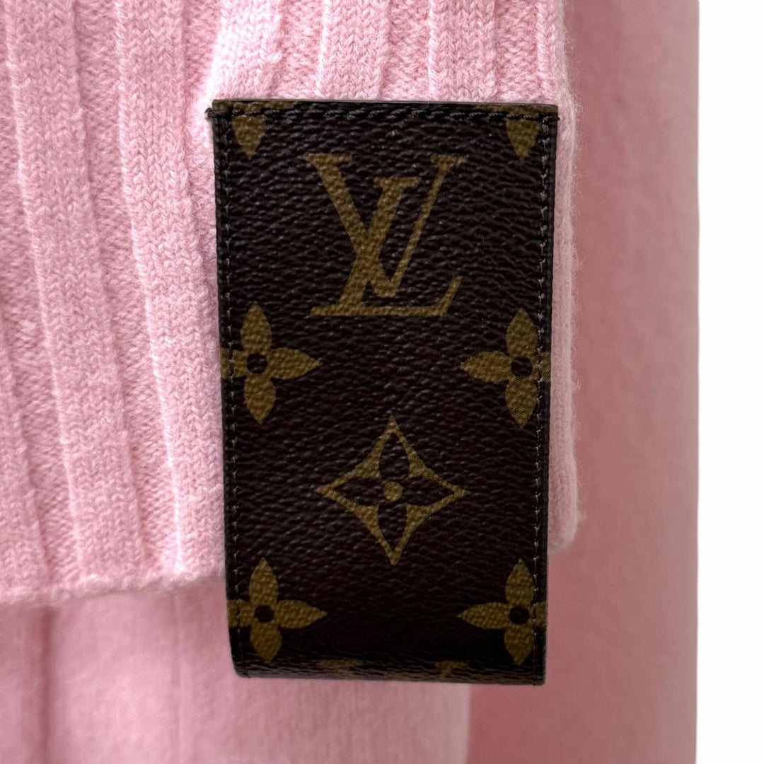 Excellent LOUIS VUITTON cardigan pink wool Women XS