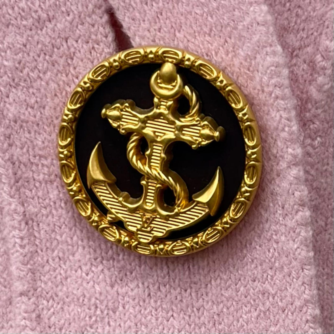 Excellent LOUIS VUITTON cardigan pink wool Women XS