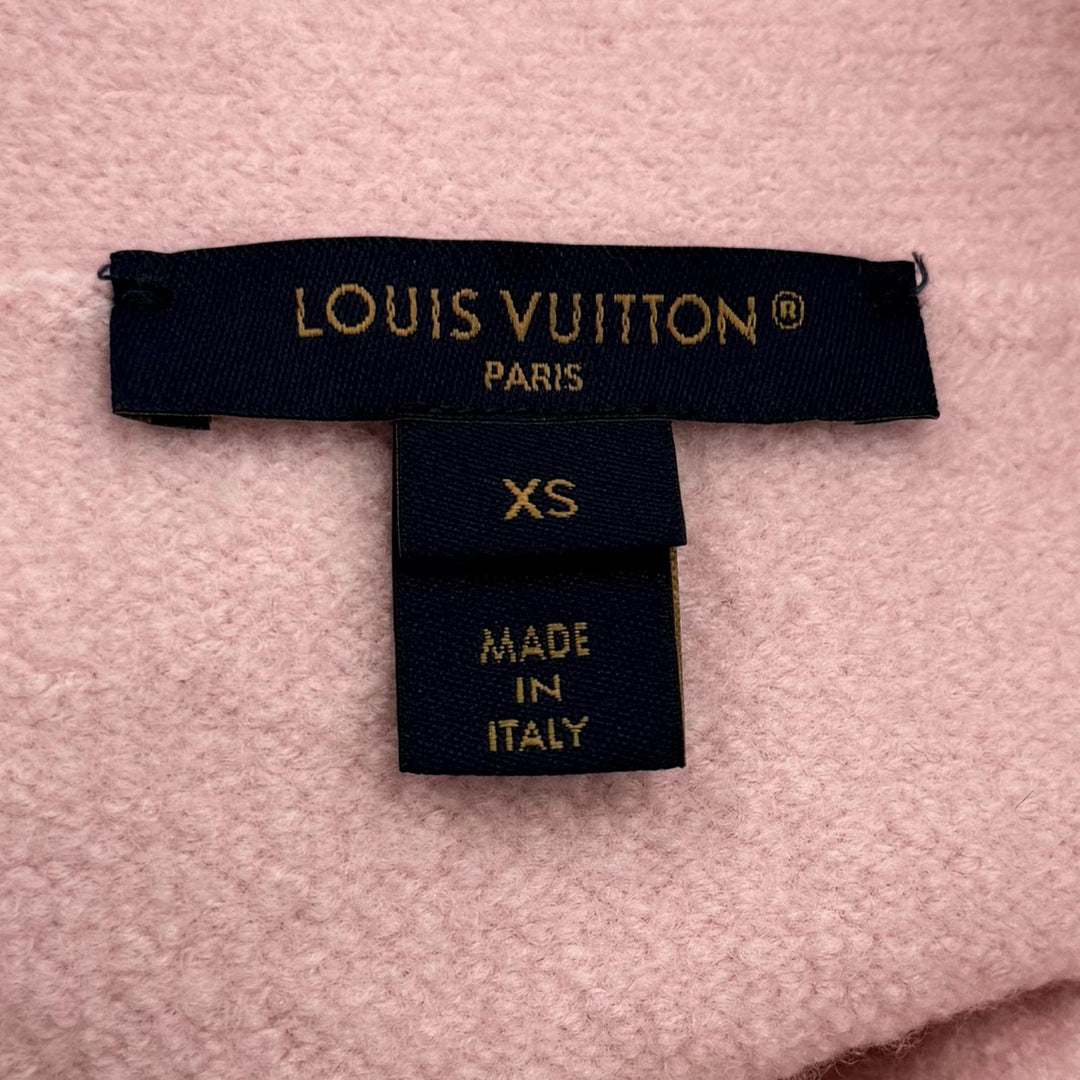 Excellent LOUIS VUITTON cardigan pink wool Women XS