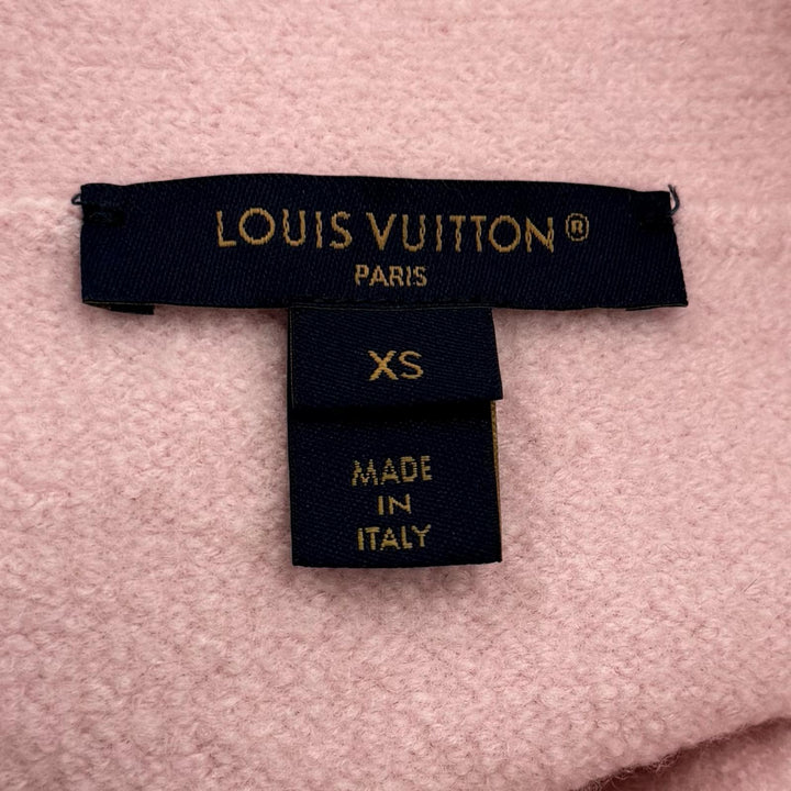 Excellent LOUIS VUITTON cardigan pink wool Women XS
