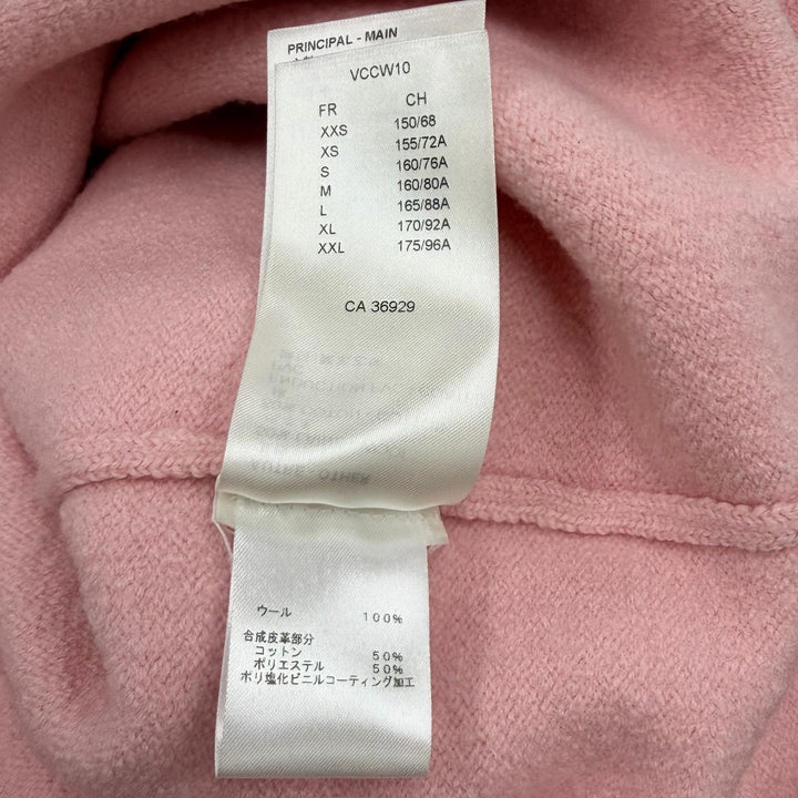 Excellent LOUIS VUITTON cardigan pink wool Women XS