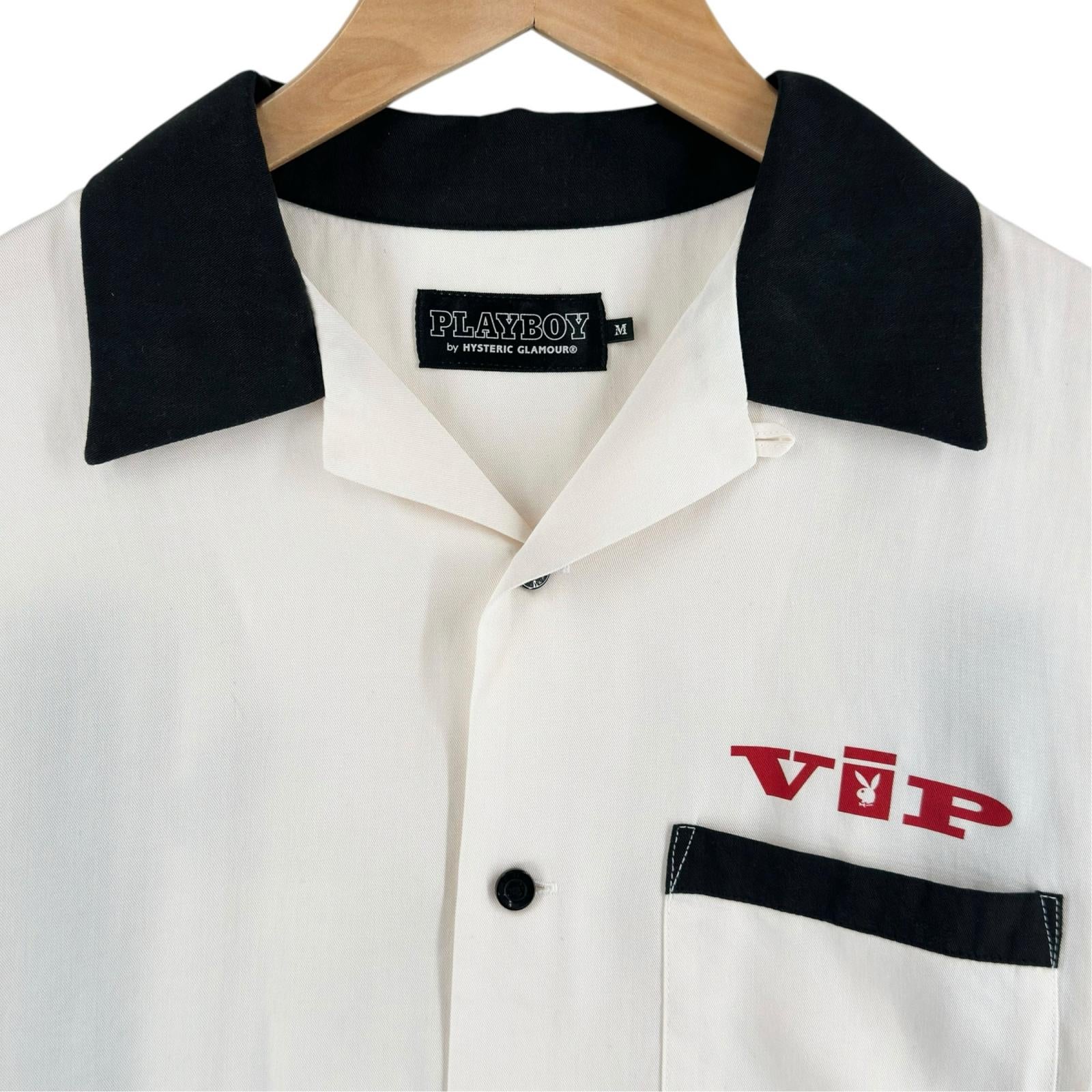 Great HYSTERIC GLAMOUR Short sleeve shirt PLAYBOY 02222AH05
