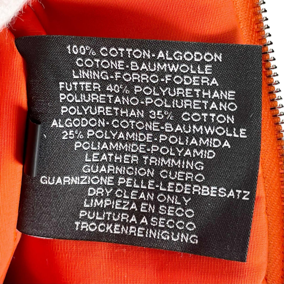 Excellent HERMES Pouch Bolide Pouch Mini Toile H Cosmetics Orange Women