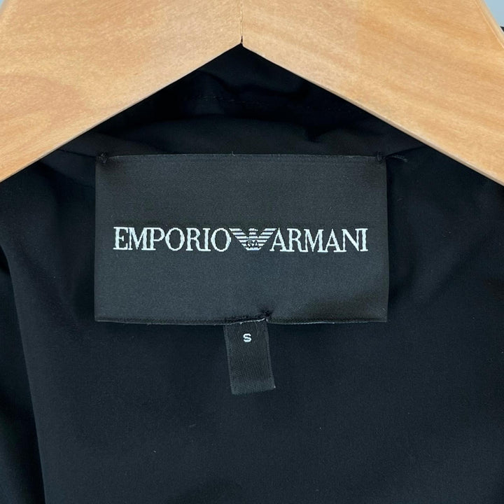 Excellent EMPORIO ARMANI Jacket Black tag, 3-way black polyester mens S 3Y1G07