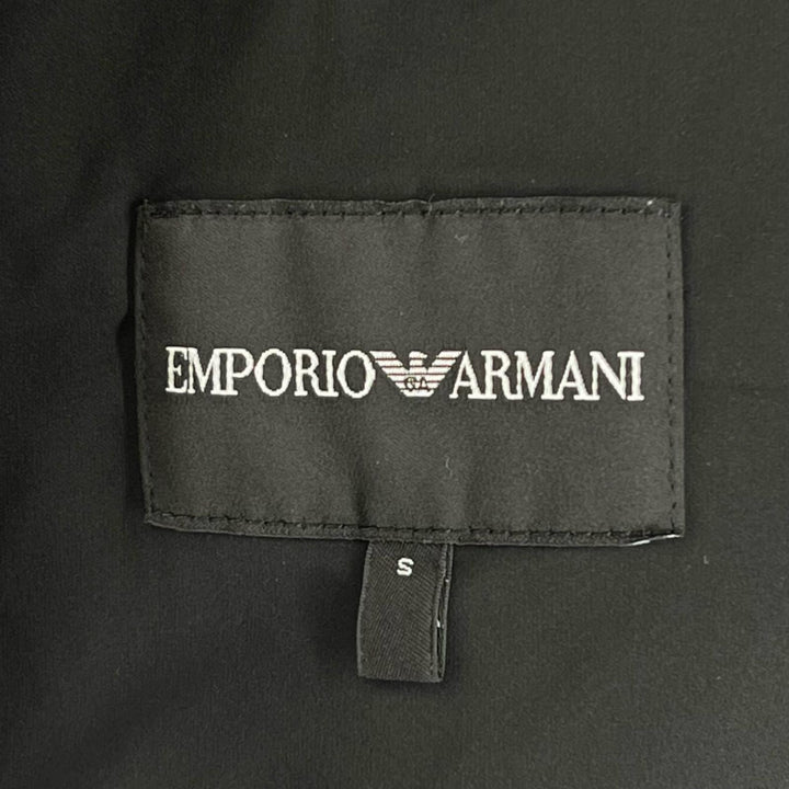 Excellent EMPORIO ARMANI Jacket Black tag, 3-way black polyester mens S 3Y1G07
