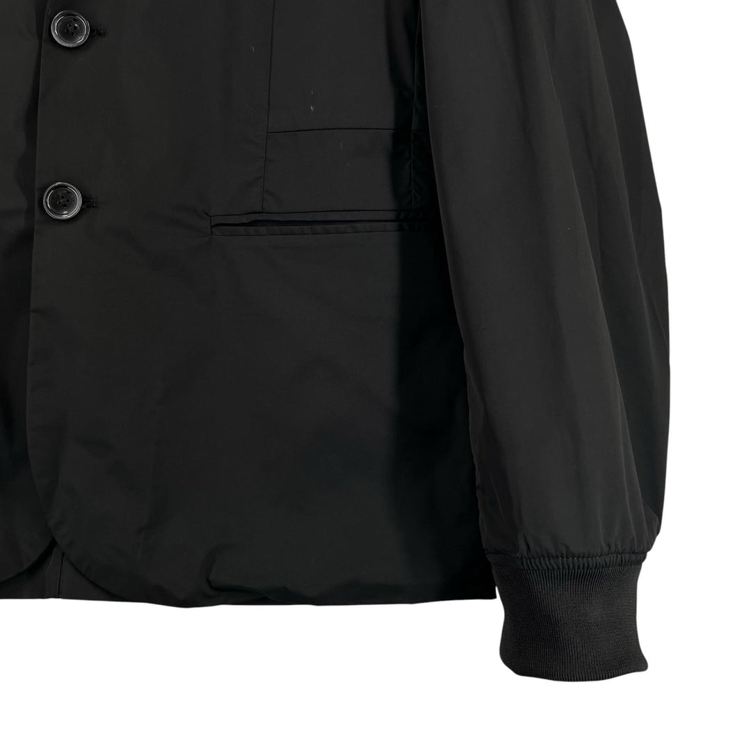 Excellent EMPORIO ARMANI Jacket Black tag, 3-way black polyester mens S 3Y1G07