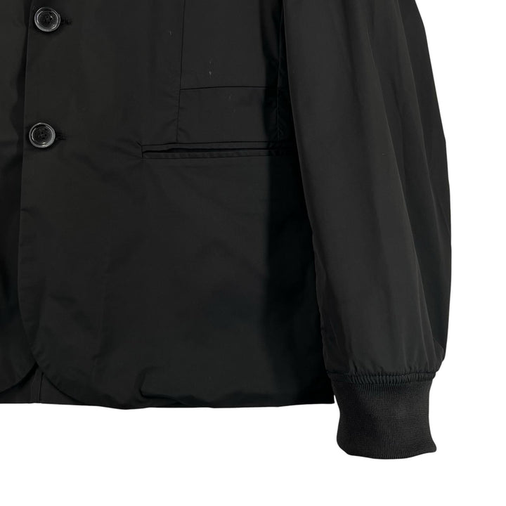 Excellent EMPORIO ARMANI Jacket Black tag, 3-way black polyester mens S 3Y1G07