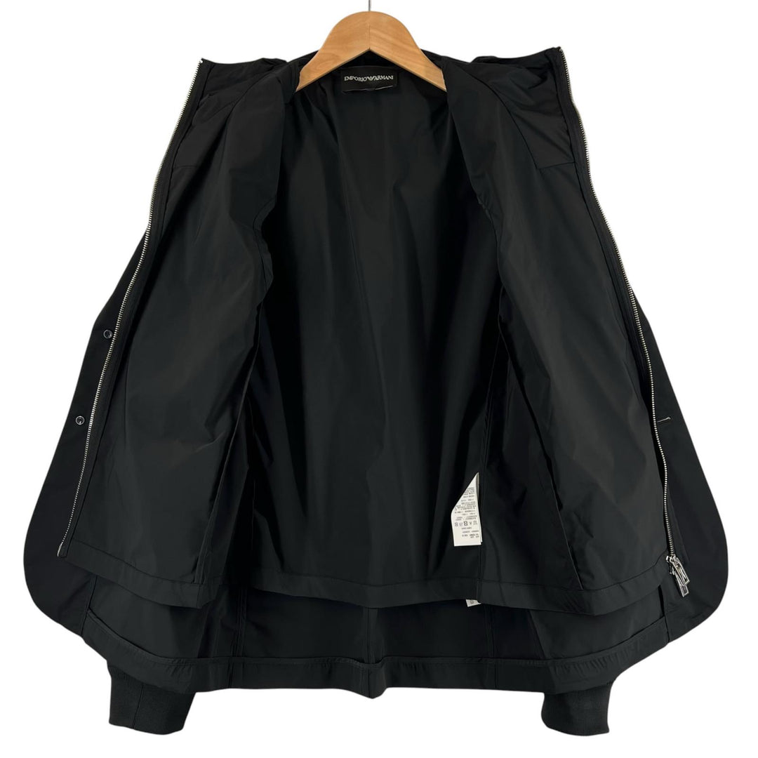 Excellent EMPORIO ARMANI Jacket Black tag, 3-way black polyester mens S 3Y1G07