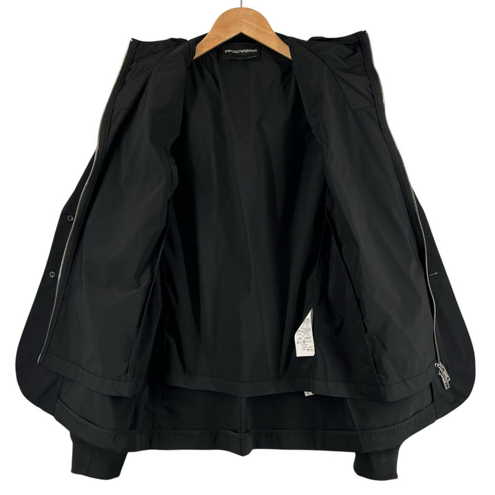 Excellent EMPORIO ARMANI Jacket Black tag, 3-way black polyester mens S 3Y1G07