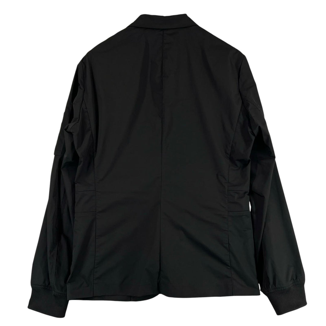 Excellent EMPORIO ARMANI Jacket Black tag, 3-way black polyester mens S 3Y1G07