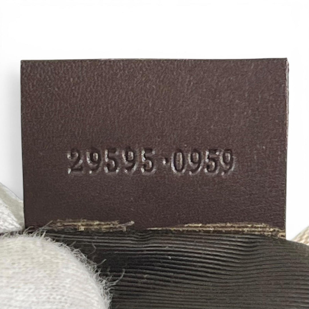 Pristine GUCCI Cosmetics Pouch GG pattern cosmetic pouch beige GG canvas Women