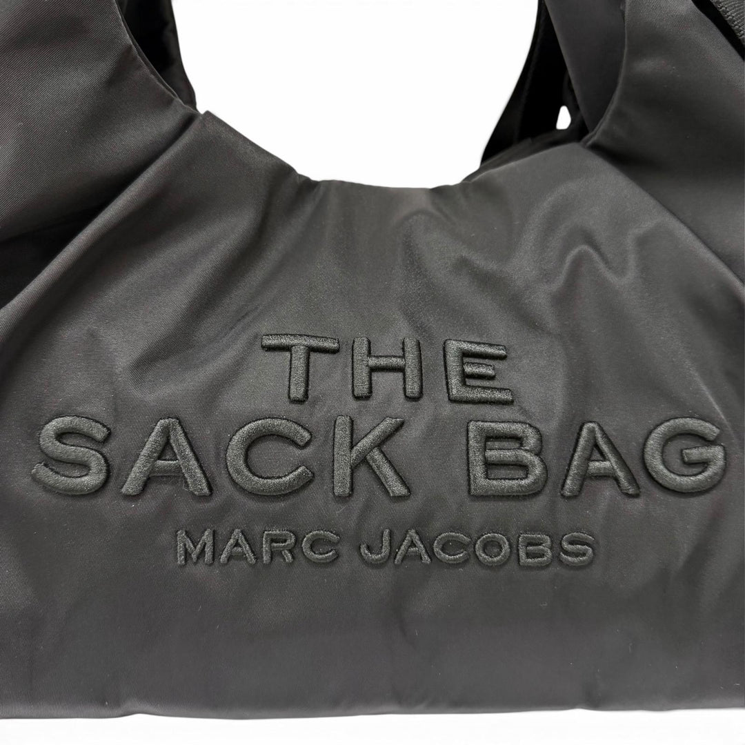 Excellent MARC JACOBS Handbag THE BOW NYLON SACK BAG (The Bow Ribbon Design)