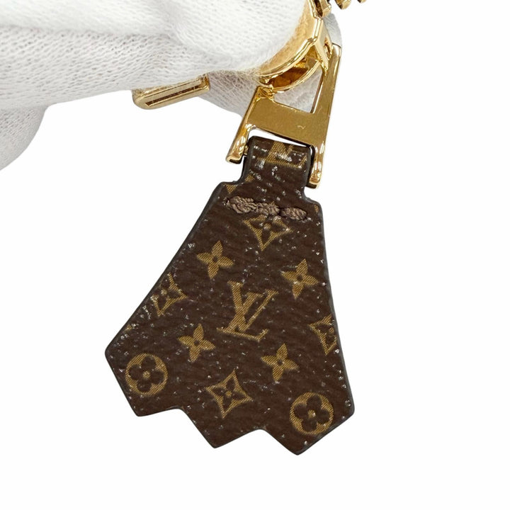 Excellent LOUIS VUITTON Mini skirt Monogram zip-top tweed black wool Women 36