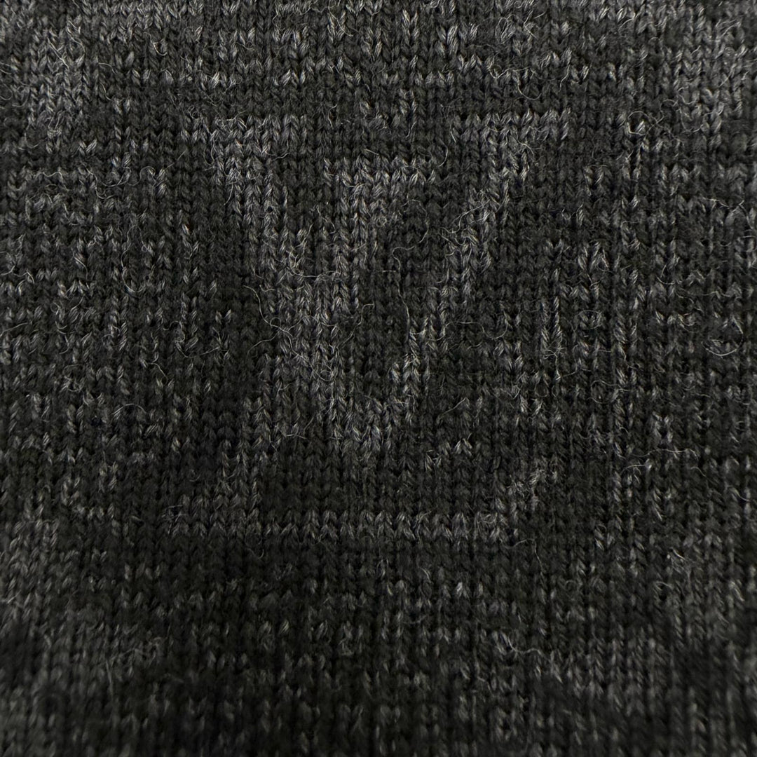 Excellent LOUIS VUITTON Scarf Escharp My Monogram Eclipse black wool mens M73468