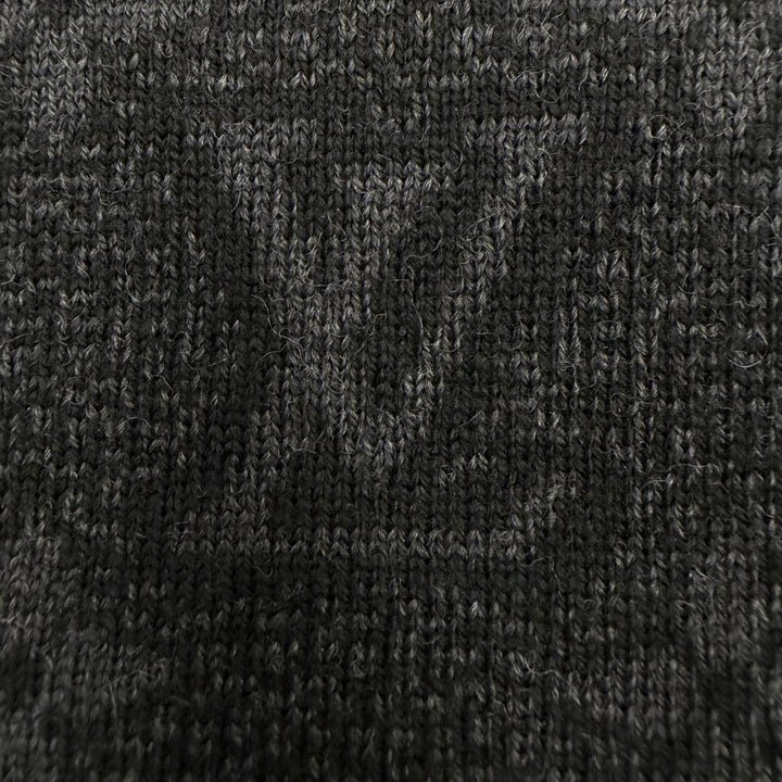 Excellent LOUIS VUITTON Scarf Escharp My Monogram Eclipse black wool mens M73468