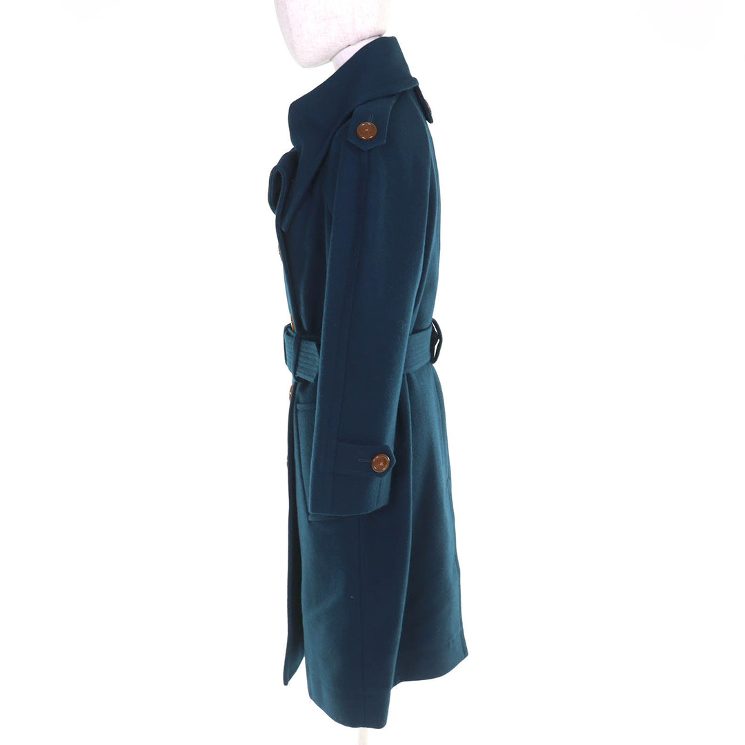Excellent Vivienne Westwood Red Label coat Belted double-breasted long coat 2