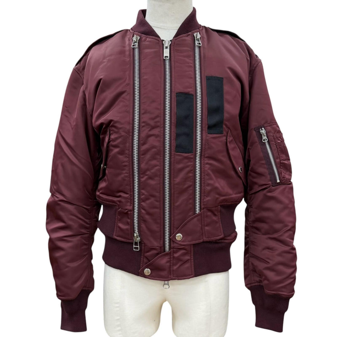 Excellent JOHN LAWRENCE SULLIVAN Bomber jacket MA-1 Red mens 44 1B013-0324-22