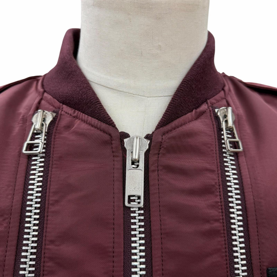 Excellent JOHN LAWRENCE SULLIVAN Bomber jacket MA-1 Red mens 44 1B013-0324-22