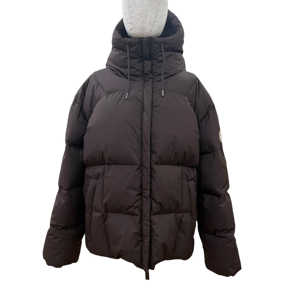 Great Pyrenex Down jacket HARMONIE 2 Hooded Zip-Up Down Coat Brown Women 40
