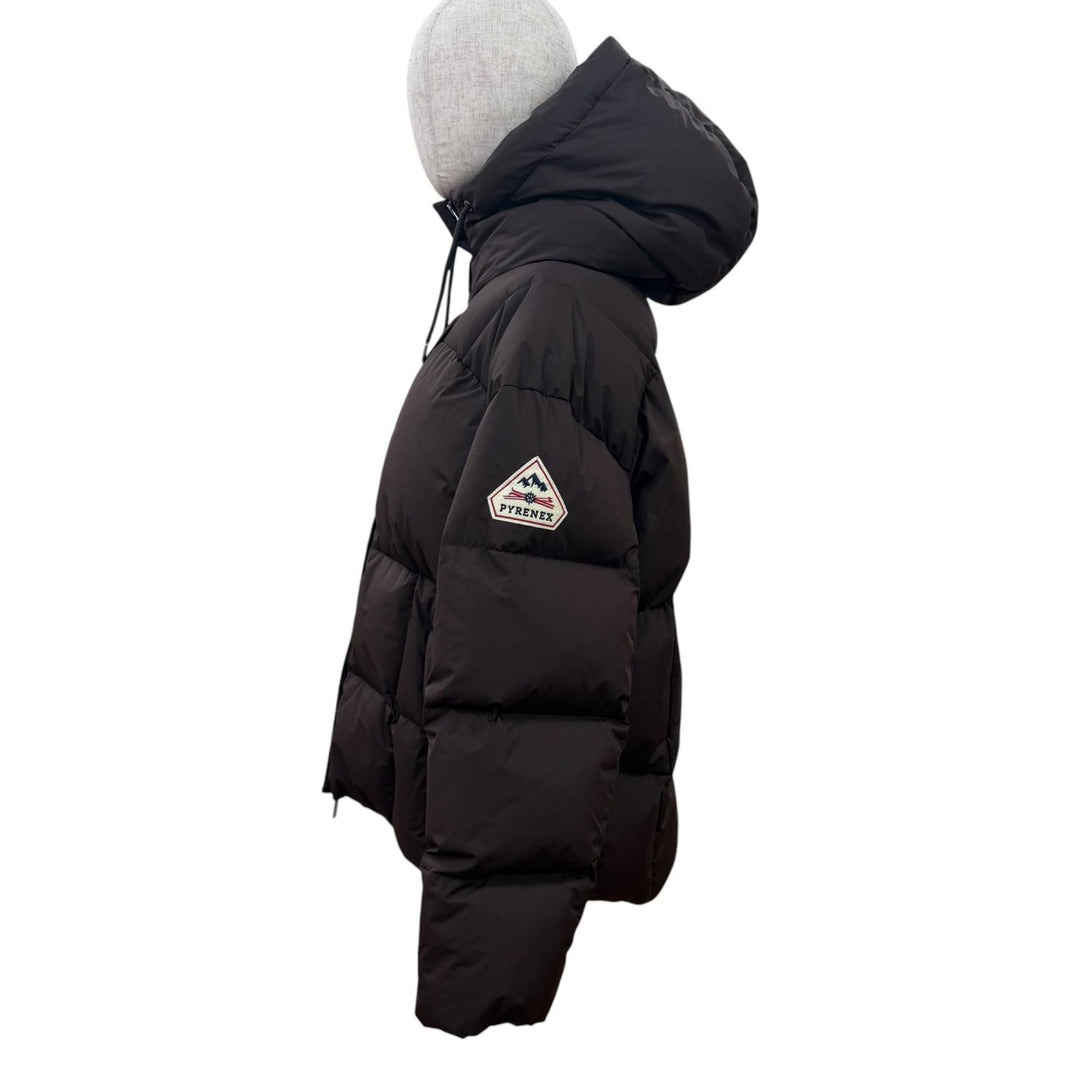 Great Pyrenex Down jacket HARMONIE 2 Hooded Zip-Up Down Coat Brown Women 40