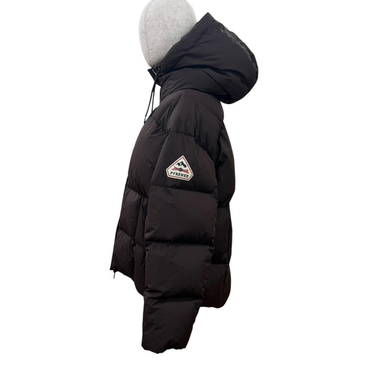 Great Pyrenex Down jacket HARMONIE 2 Hooded Zip-Up Down Coat Brown Women 40