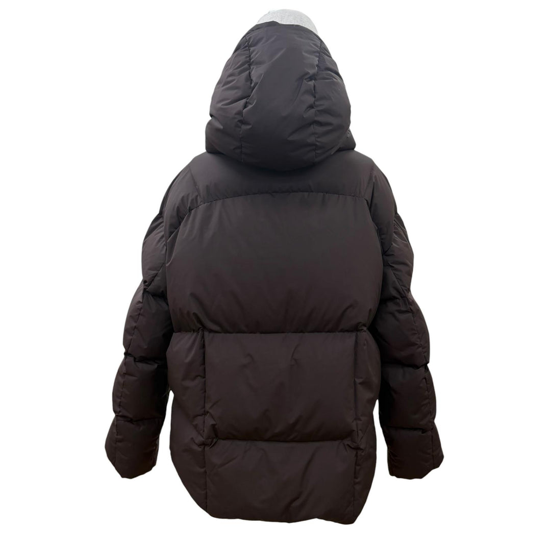 Great Pyrenex Down jacket HARMONIE 2 Hooded Zip-Up Down Coat Brown Women 40