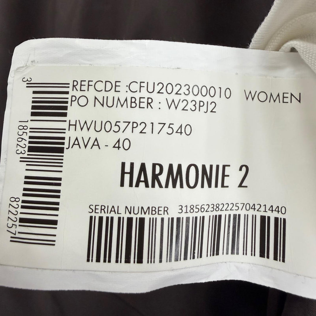 Great Pyrenex Down jacket HARMONIE 2 Hooded Zip-Up Down Coat Brown Women 40