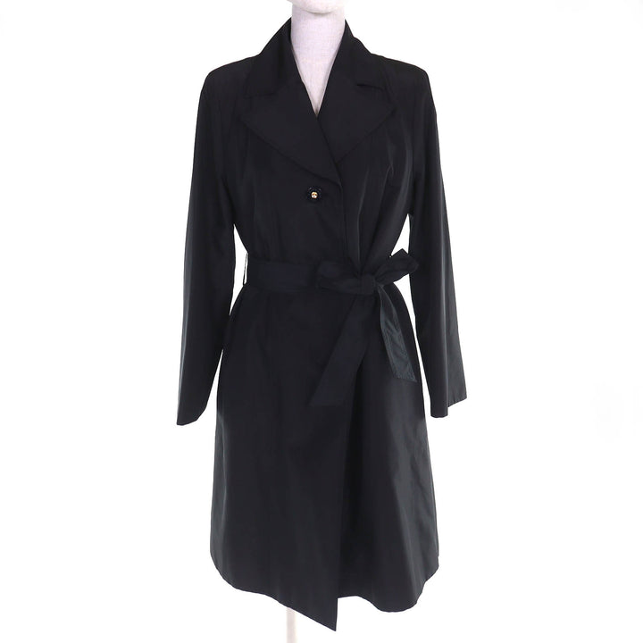 Great LEONARD FASHION coat Logo button, all-over print quilted lining 38 0328151
