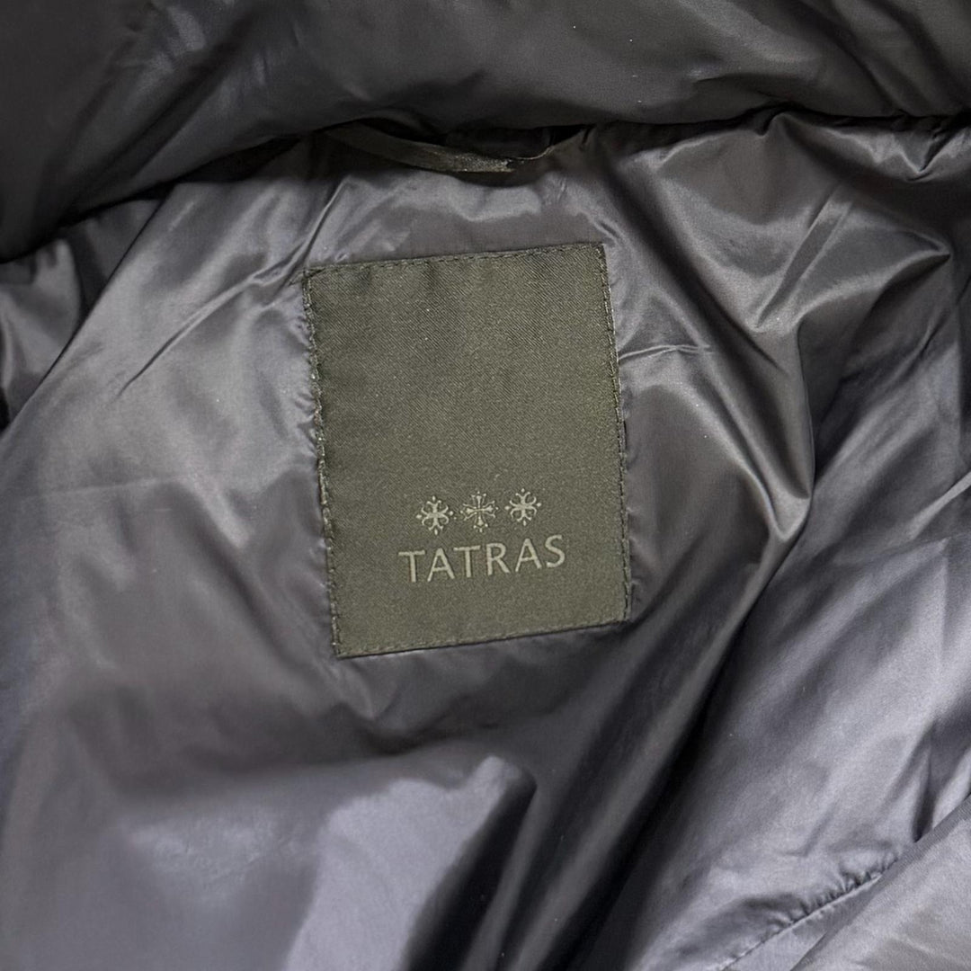Great TATRAS down coat POLITEAMA Hood with logo patch ZIP UP Nylon 6 LTAT21A4694