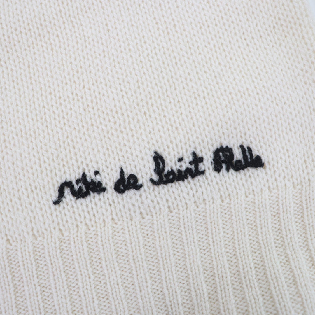 Excellent Christian Dior knit Spider Long Sleeve white cashmere 38 8E24521ZE013