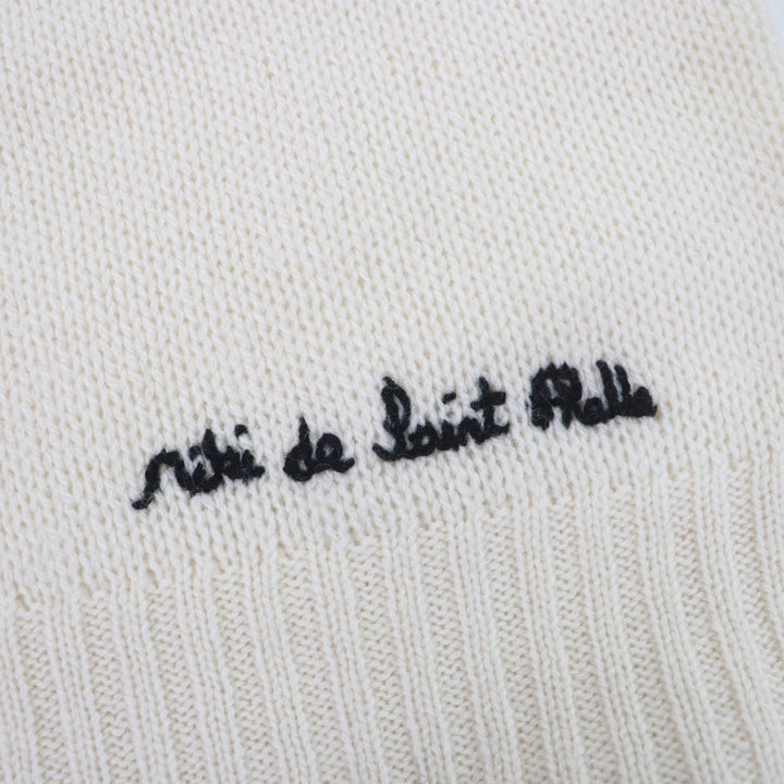 Excellent Christian Dior knit Spider Long Sleeve white cashmere 38 8E24521ZE013