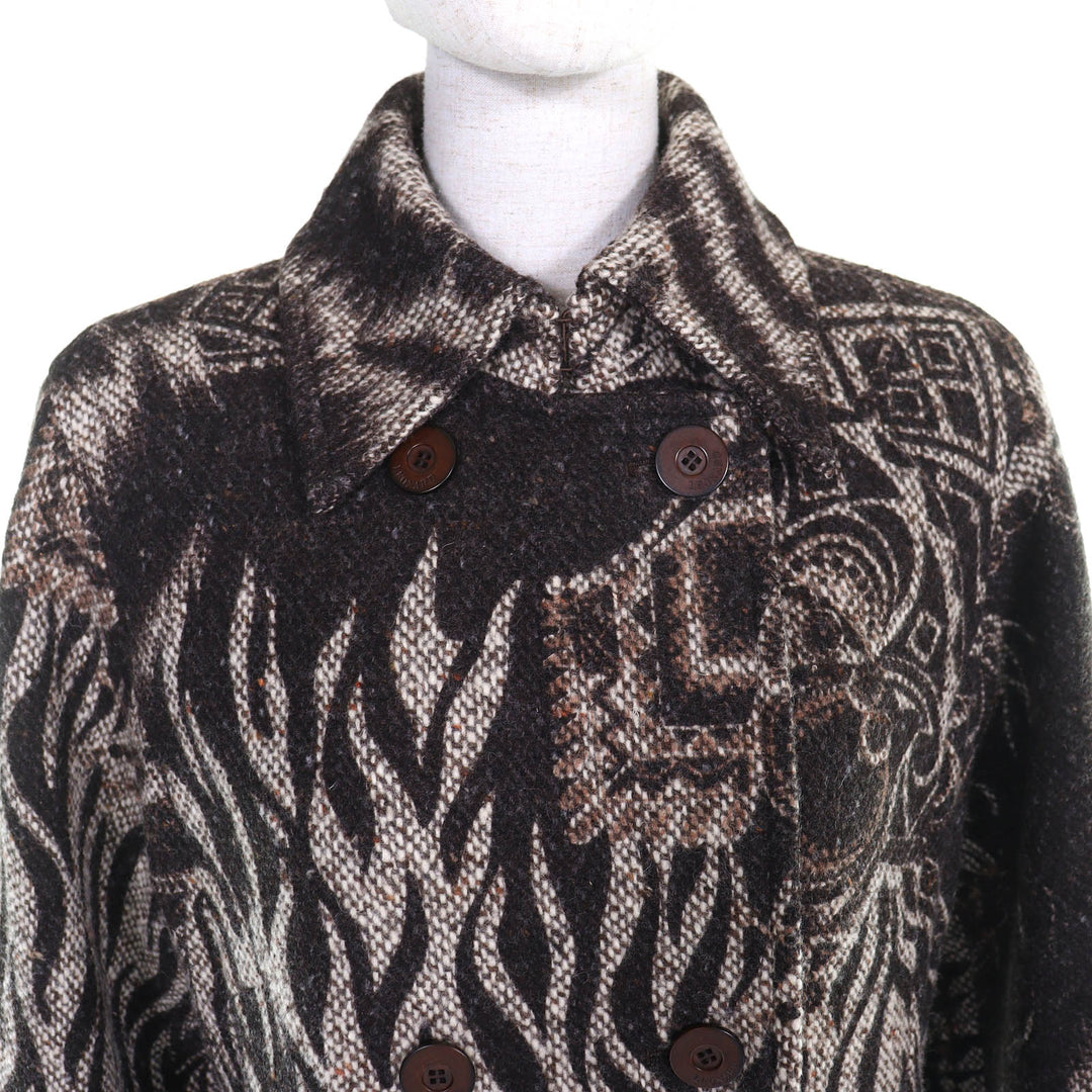 Great LEONARD FASHION coat Logo buttons, all-over print design 38 0348300