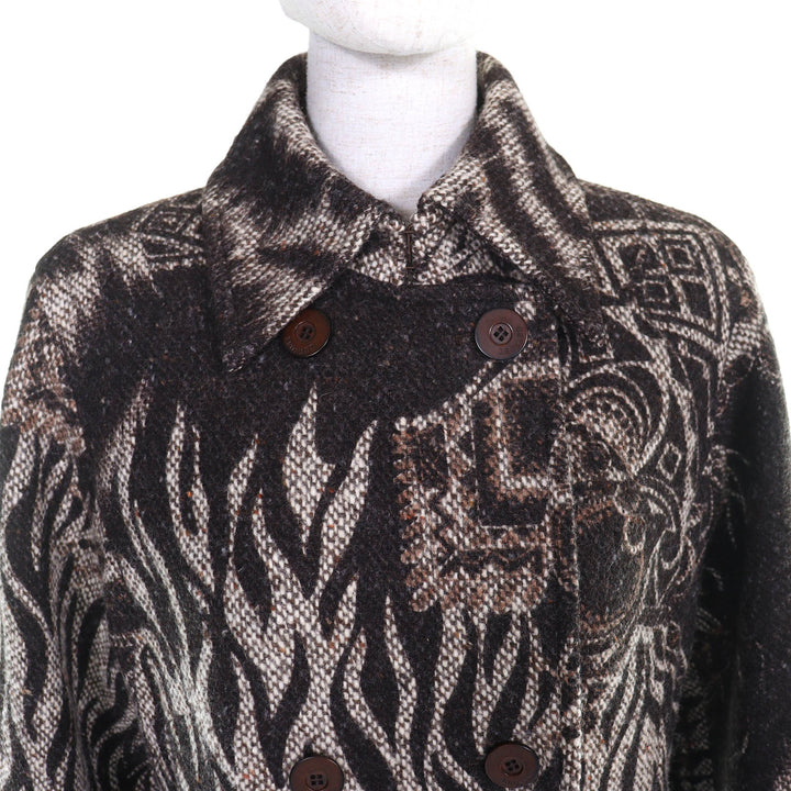 Great LEONARD FASHION coat Logo buttons, all-over print design 38 0348300