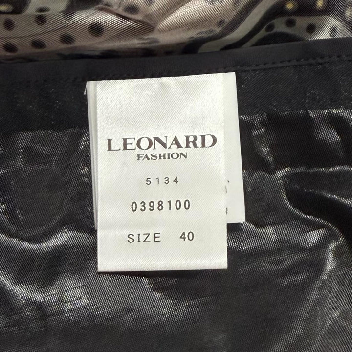Excellent LEONARD FASHION coat Multi Nylon Women 40 0398100