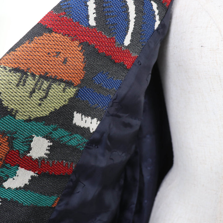 Pristine LEONARD Jacket All-over print design with belt multicolor 40 0451540