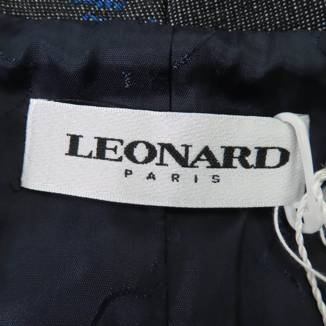 Pristine LEONARD Jacket All-over print design with belt multicolor 40 0451540