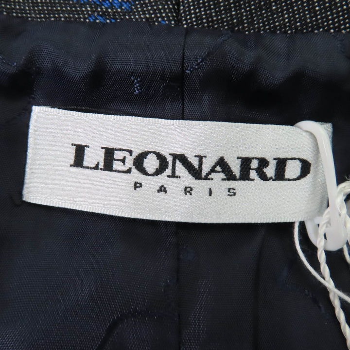 Pristine LEONARD Jacket All-over print design with belt multicolor 40 0451540