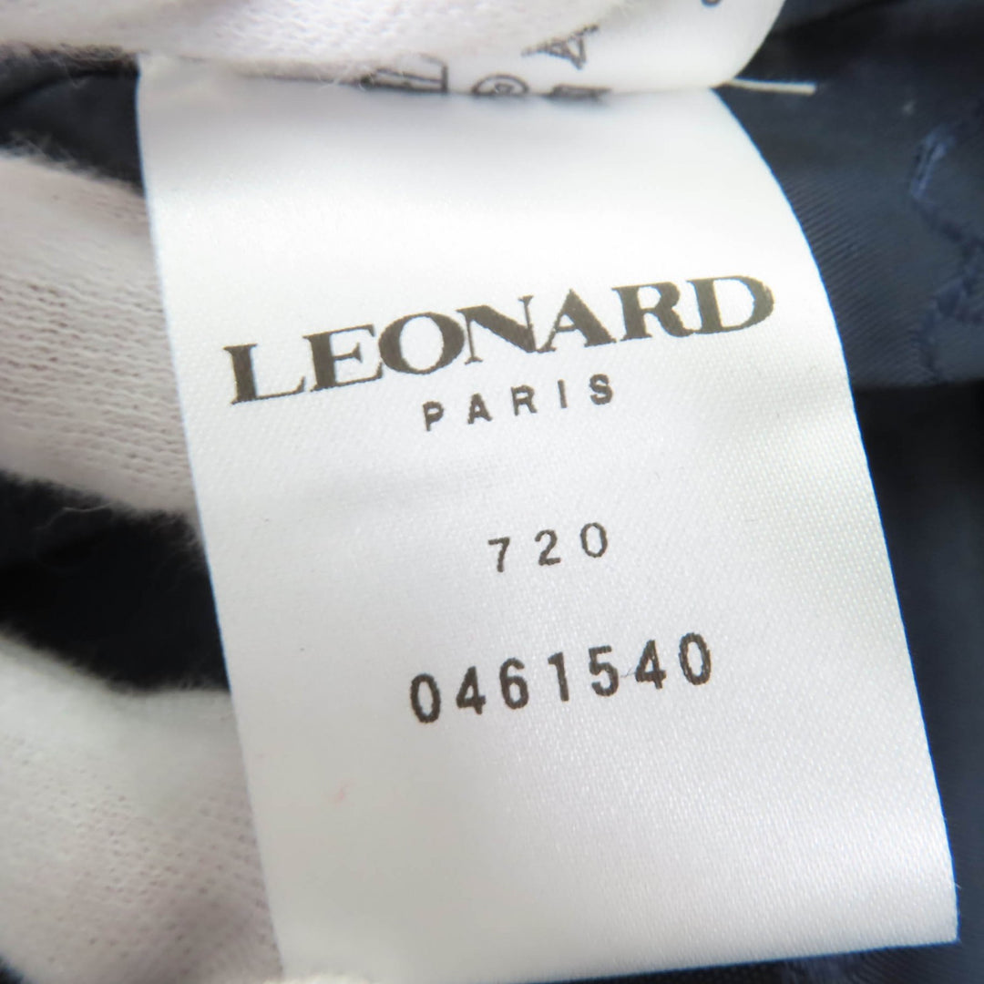 Pristine LEONARD Jacket All-over print design with belt multicolor 40 0451540