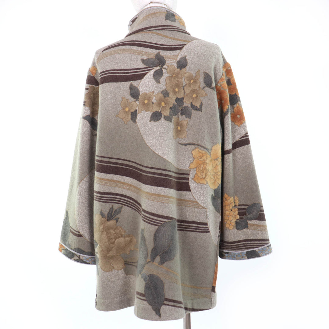 Excellent LEONARD coat Floral design, reversible multicolor Women 38 0468854