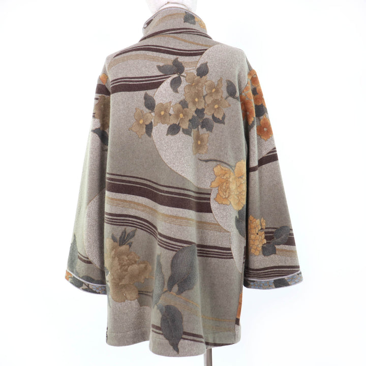 Excellent LEONARD coat Floral design, reversible multicolor Women 38 0468854