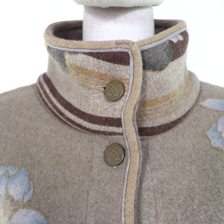 Excellent LEONARD coat Floral design, reversible multicolor Women 38 0468854