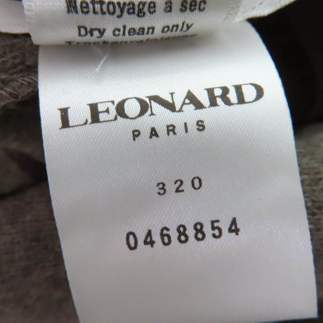 Excellent LEONARD coat Floral design, reversible multicolor Women 38 0468854