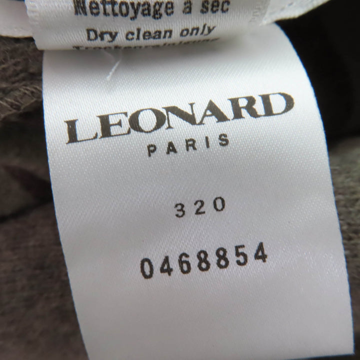 Excellent LEONARD coat Floral design, reversible multicolor Women 38 0468854