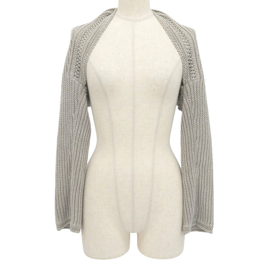 Excellent FOXEY knit beige linen Women F 40834-KSJOA412H