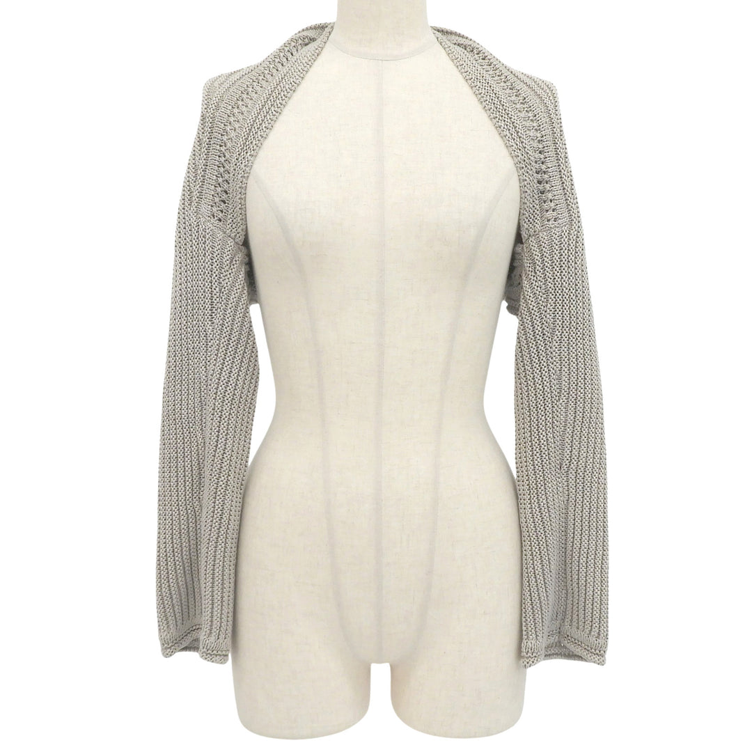Excellent FOXEY knit beige linen Women F 40834-KSJOA412H