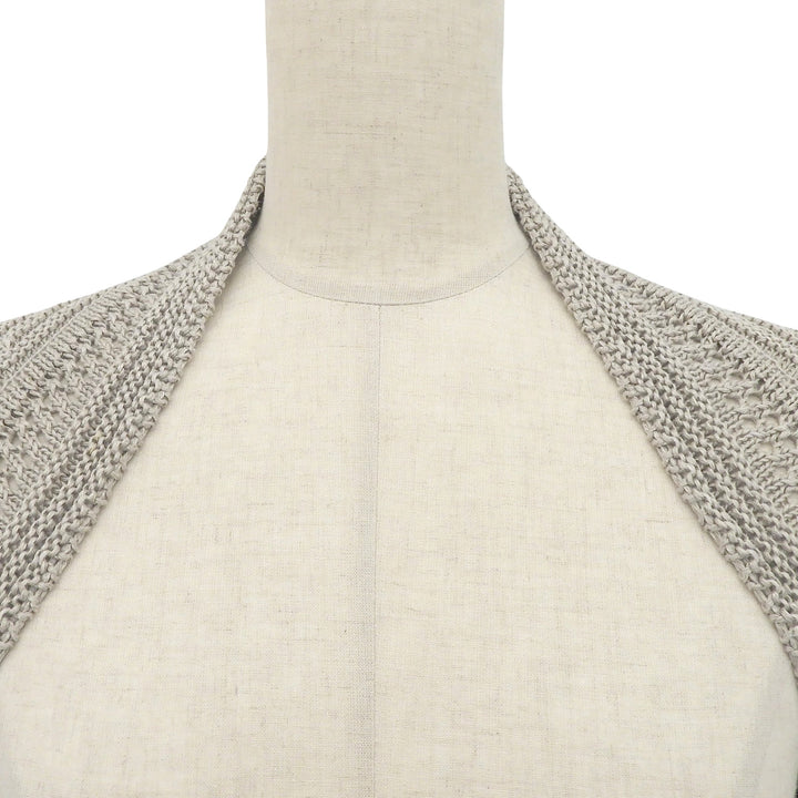 Excellent FOXEY knit beige linen Women F 40834-KSJOA412H